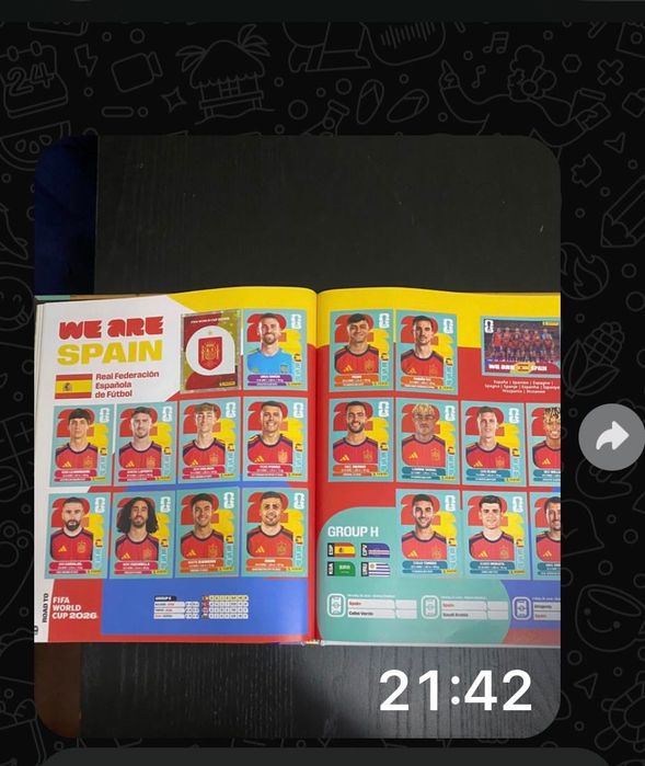 Caderneta gold mundial Panini
