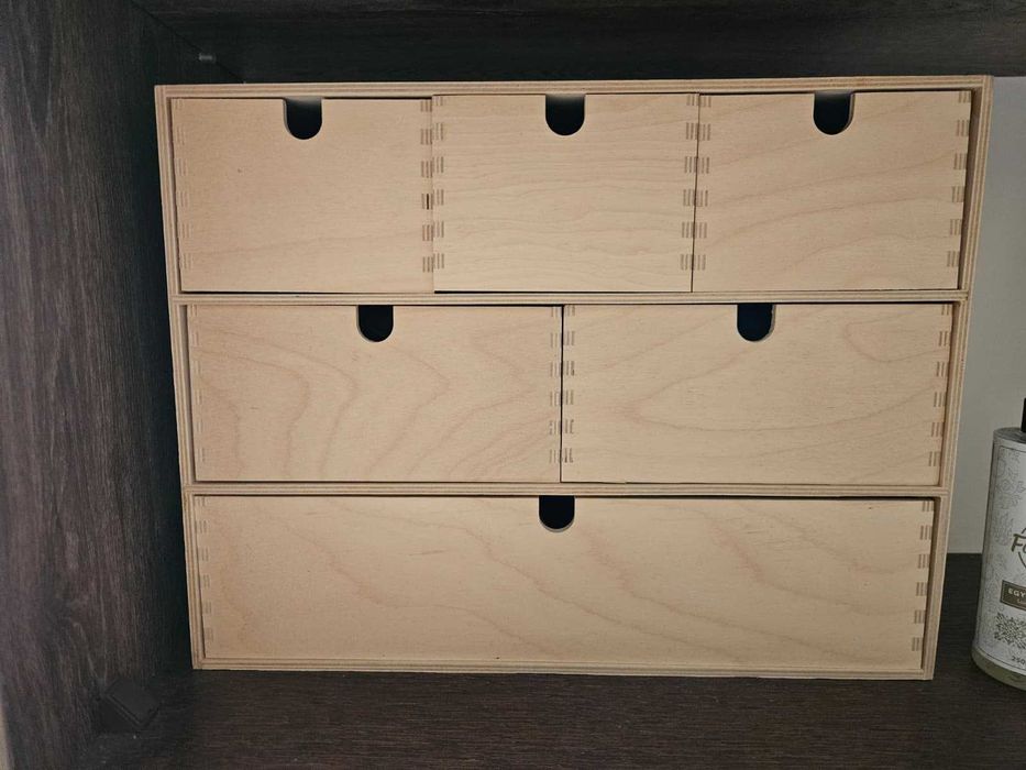 Drewniana komódka organizer mini regał szufladki IKEA MOPPE, Okazja!!