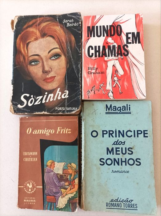 Lote de Livros muito Antigos (Vintage)