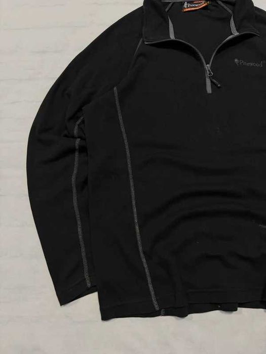 Czarna sportowa techniczna bluza Pinewood M myśliwska hunting