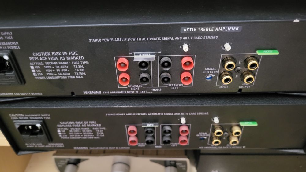 Linn lk85 UNIKAT plus aktywne crossover końcówki mocy