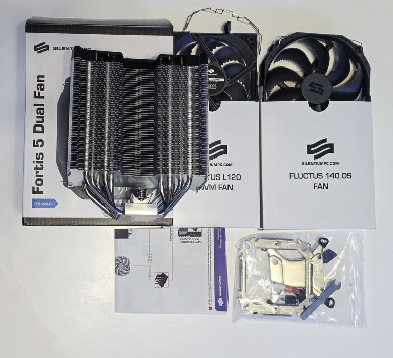 Chłodzenie procesora SilentiumPC Fortis 5 Dual Fan