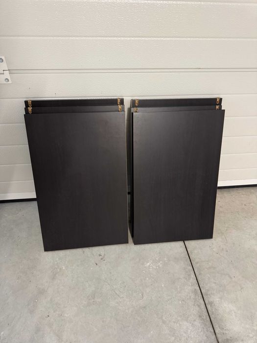 Prateleiras IKEA Besta Preto Castanho