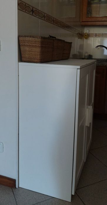 Armário com portas e 2 prateleiras