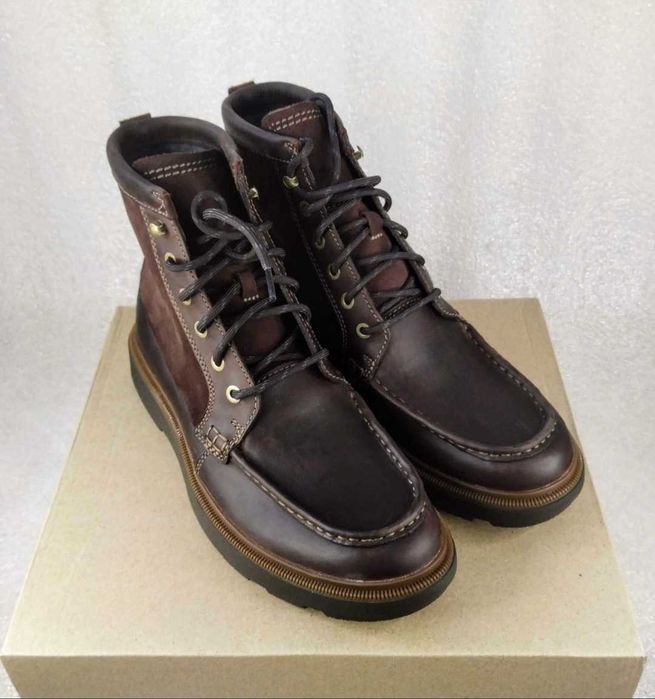 Ботинки Clarks Dempsey Peak Оригинал Натуральная Кожа Euro 42
