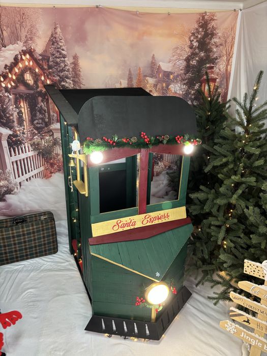 Comboio cenario de Natal