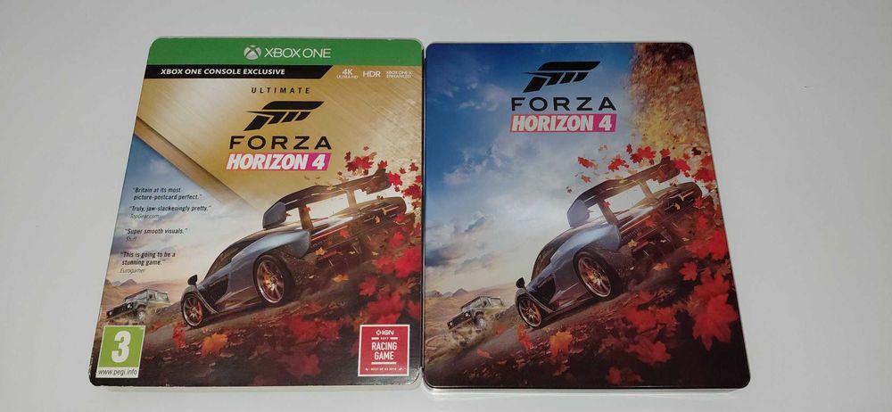 xbox one FORZA HORIZON 4 STEELBOOK edycja PL po polsku, na płycie!