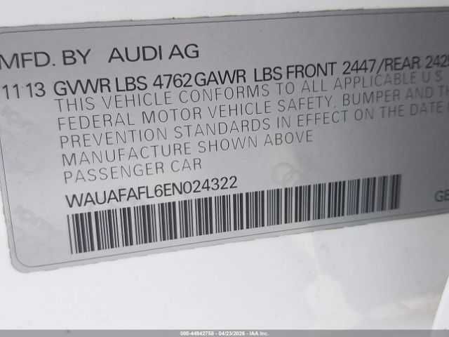 Audi A4 2.0 Premium 2014
