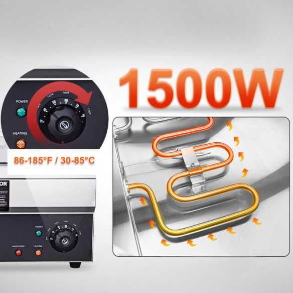 Podgrzewacz Bufetowy ze Stali Nierdzewnej 1500 W *DARMOWA DOSTAWA*