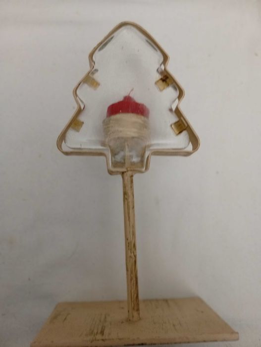 Suporte de vela em ferro