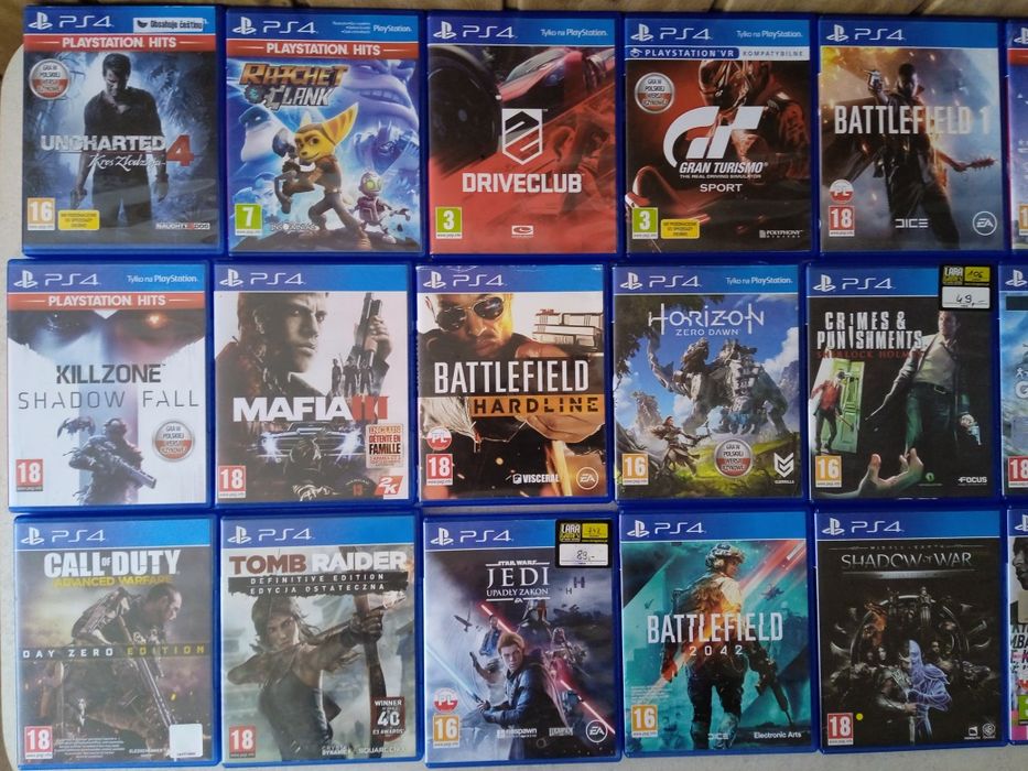 PlayStation 4 gry 30 zł sztuka PS4 konsola