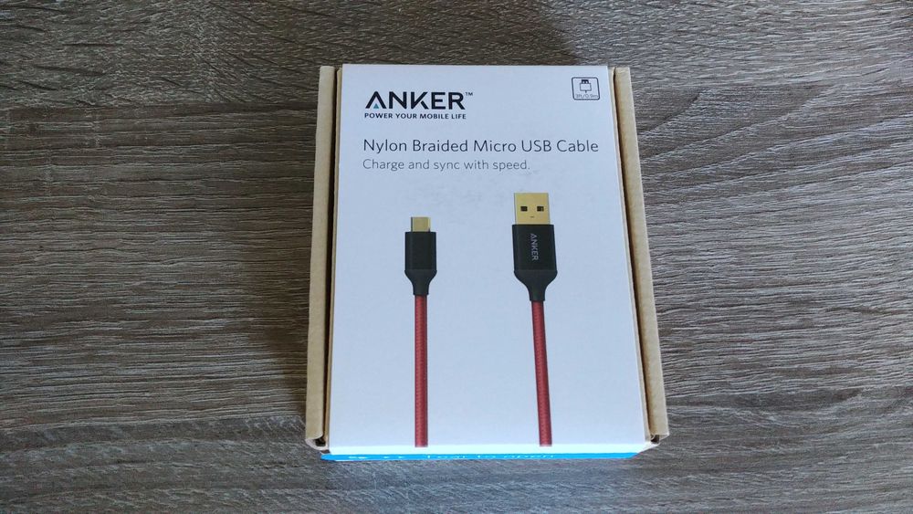 Cabo Anker Nylon Braided Micro USB 0.9m