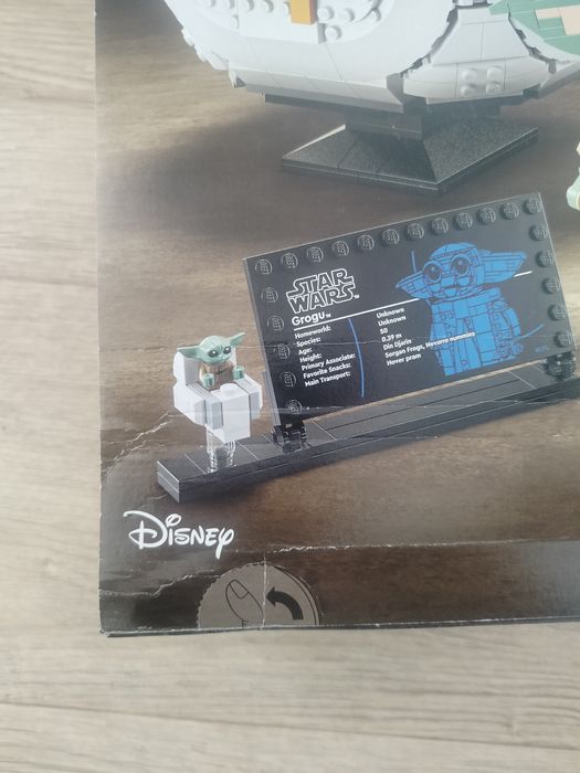 Nowe LEGO Star Wars, Grogu w wózku, 75403