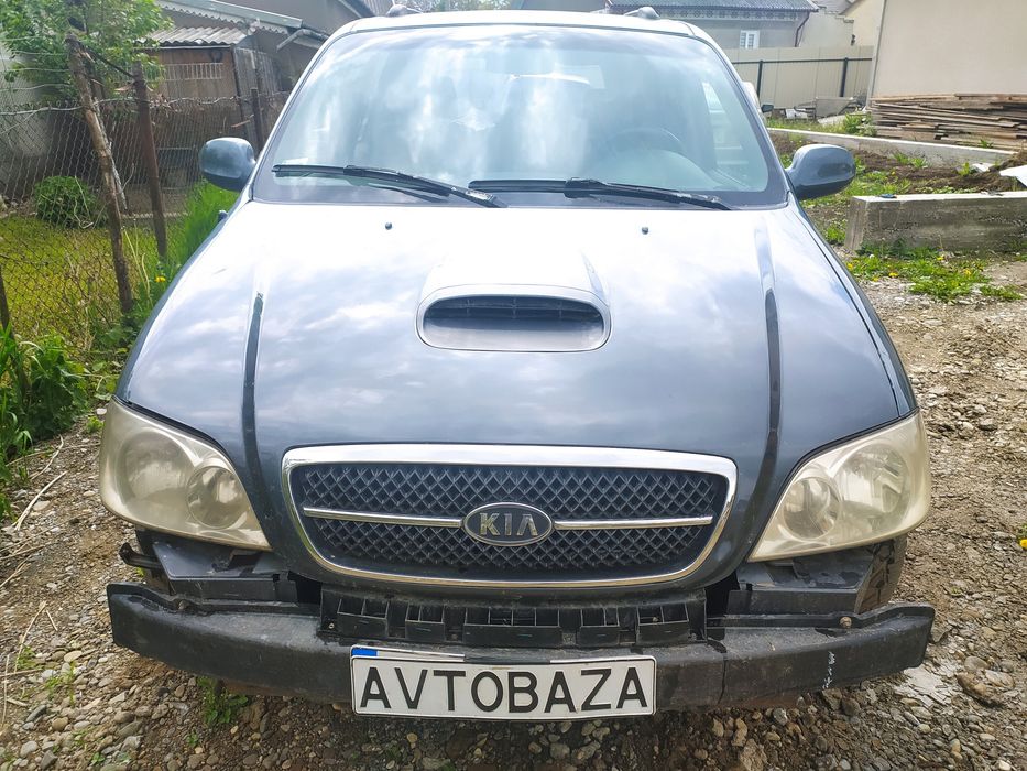 Капот Kia Carnival 1 рестайлінг дорестайлінг Киа Карнивал Кіа Карнівал