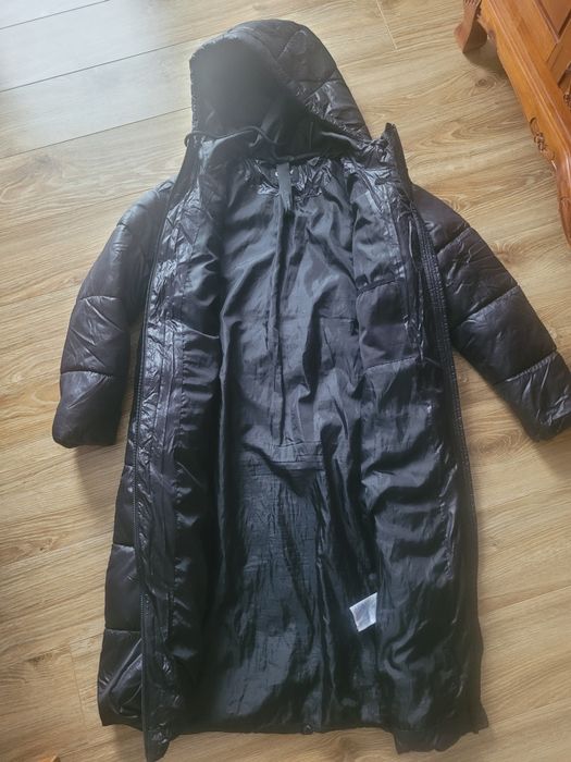 Maxi kurtka długa kurtka zimowa plus płaszcz wełniany