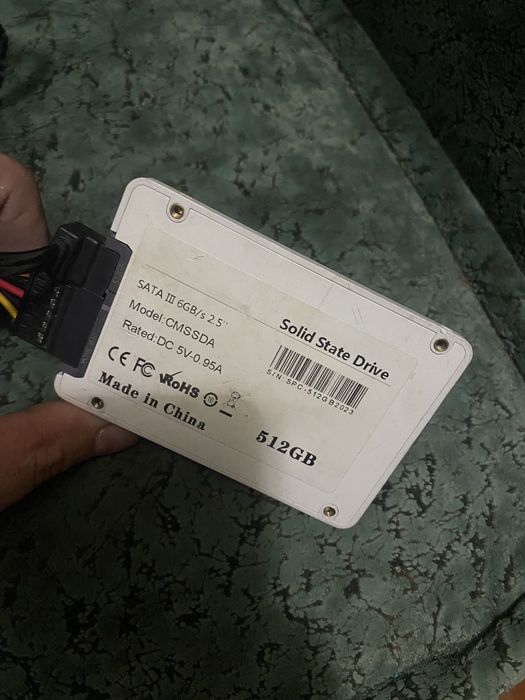Продаю ssd sata 2.5 512gb