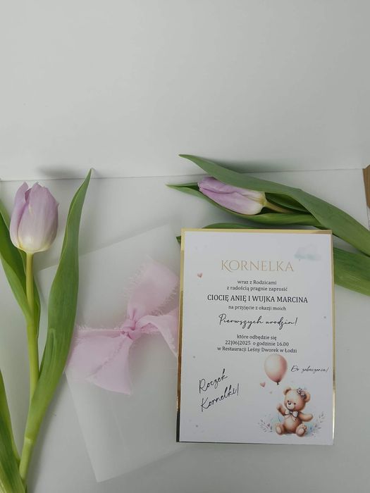 Zaproszenia na Komunię/ Chrzest