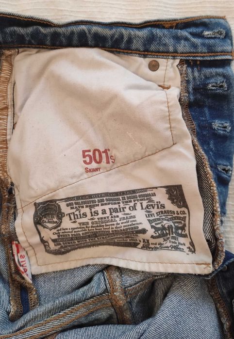 Calças Levi's de Mulher Skinny - W26 L32 - Ganga Azul