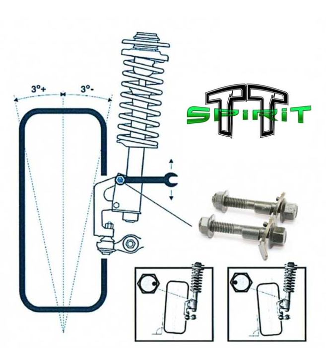 Parafusos excentricos camber SUZUKI VITARA