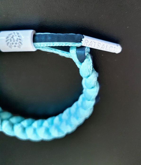 Bransoletka pleciona UNISEX niebieski granatowy