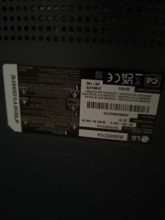 LG Oled C2 42" - тільки для запчастин