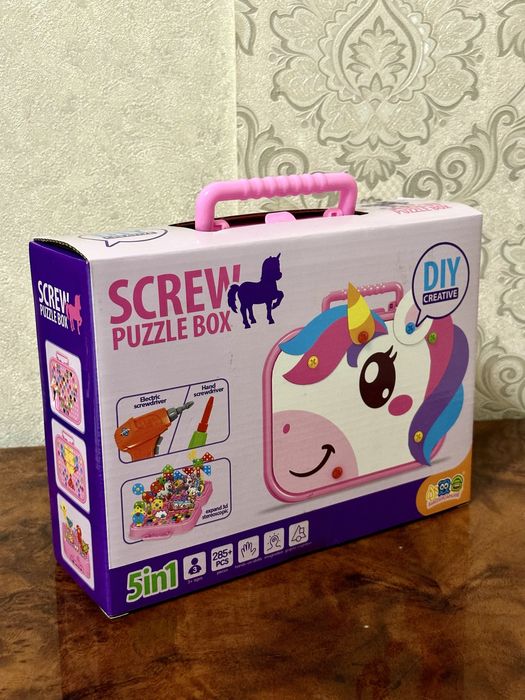 Мозаїка на шурупах , конструктор , шуруповерт