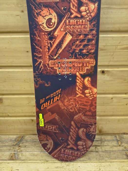 Deska snowboardowa Nitro Ripper 137 cm + wiązania (A23)