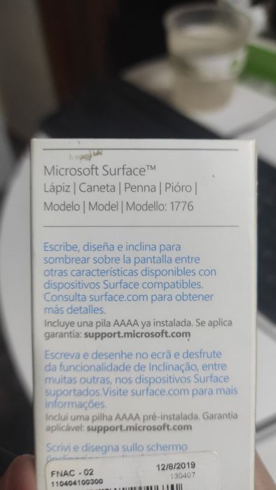 Caneta Microsoft Surface (Nova)469076660779100161