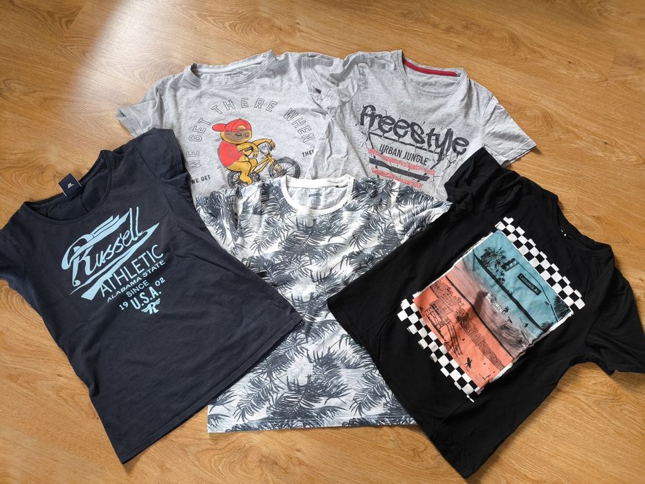 Sprzedam 5 koszulek chłopięcych w rozmiarze 158/164