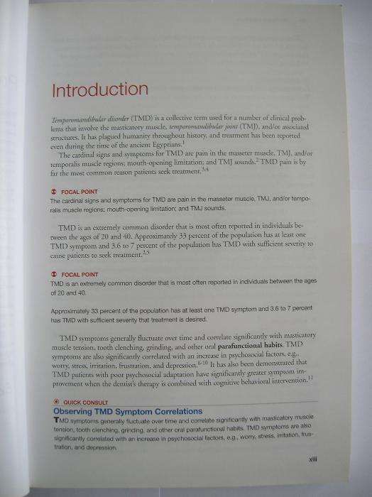 Manual of Temporomandibular Disorders