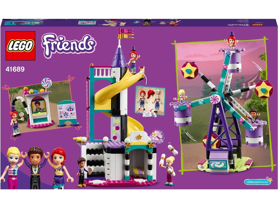 LEGO 41689 Friends Magiczny diabelski młyn i zjeżdżalnia