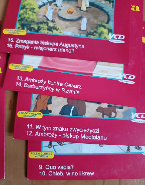 Dzieje chrześcijaństwa - zestaw 26 filmów VCD całość 10 zł