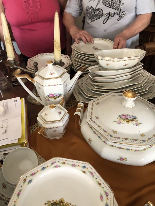 Serviço de jantar Vista Alegre antigo