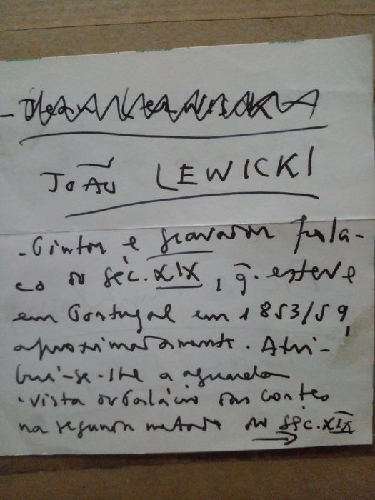 Aguarela João Lewicki XIX