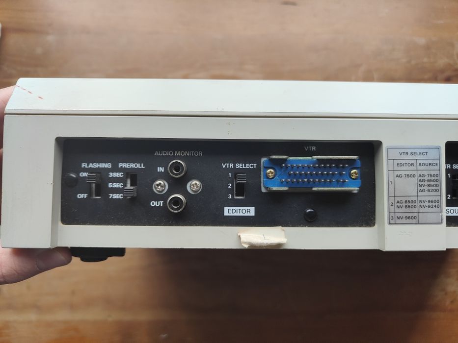 PANASONIC AG-A750-E S-VHS - Editor de Vídeo Filme