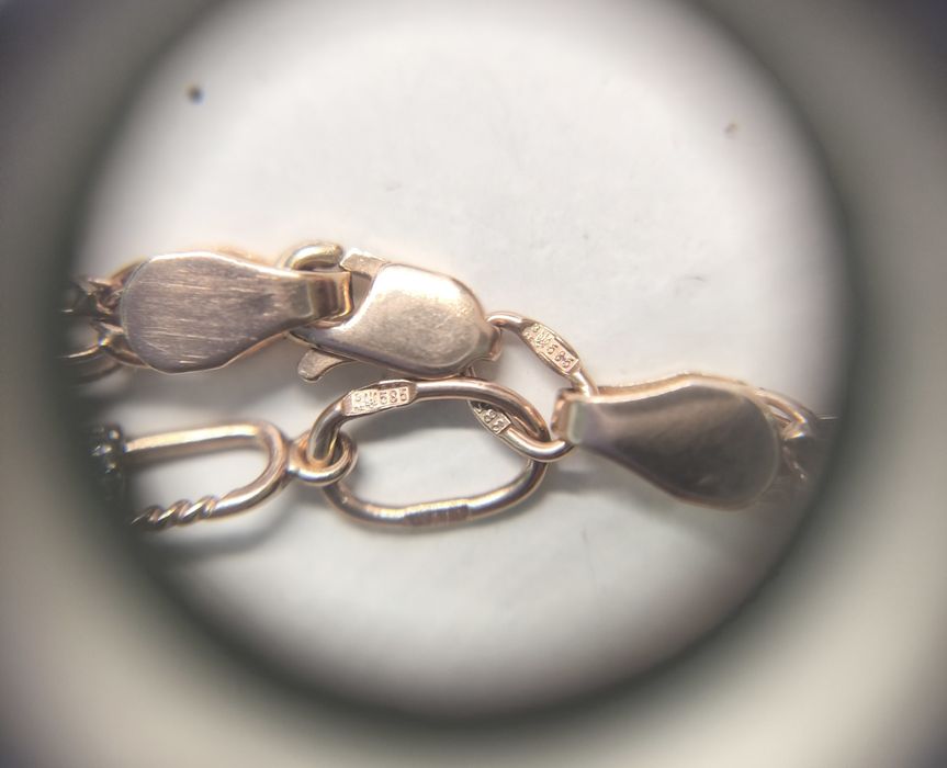 Браслет золотой с подвеской 17см (5.23гр)