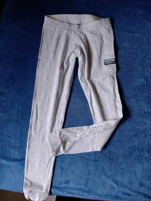 Leginsy adidas szare rozmiar s