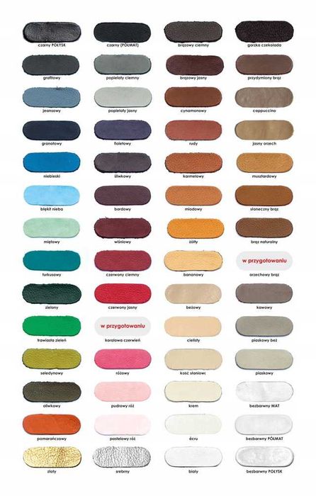 RENOSKÓR farba lakier do skóry Karmelowy 200ml