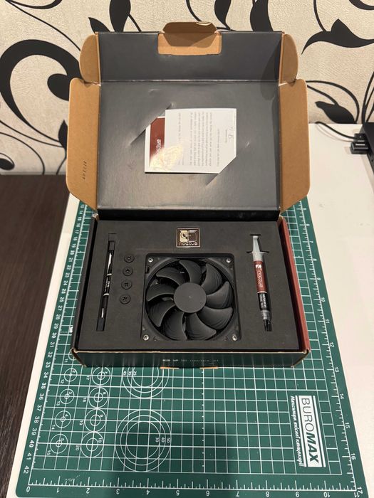 Кулер Noctua NH-L9a-AM4 chromax.black, чудовий стан з термопастою