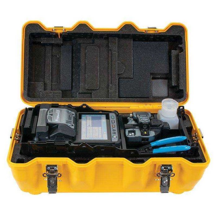 Kit Máquina de Fusão Fujikura 41S + Cleaver CT-50 Fibra Óptica