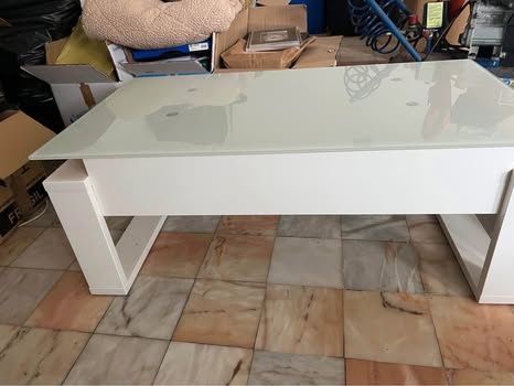 Mesa centro tampo vidro