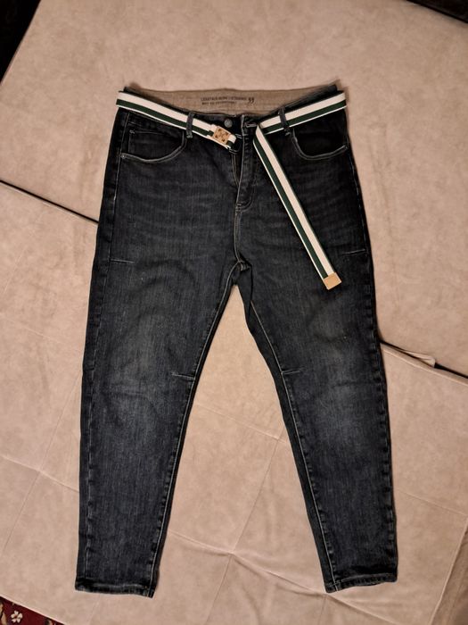 Джинсы  Мом теплые джогеры L - XL 34 - 36