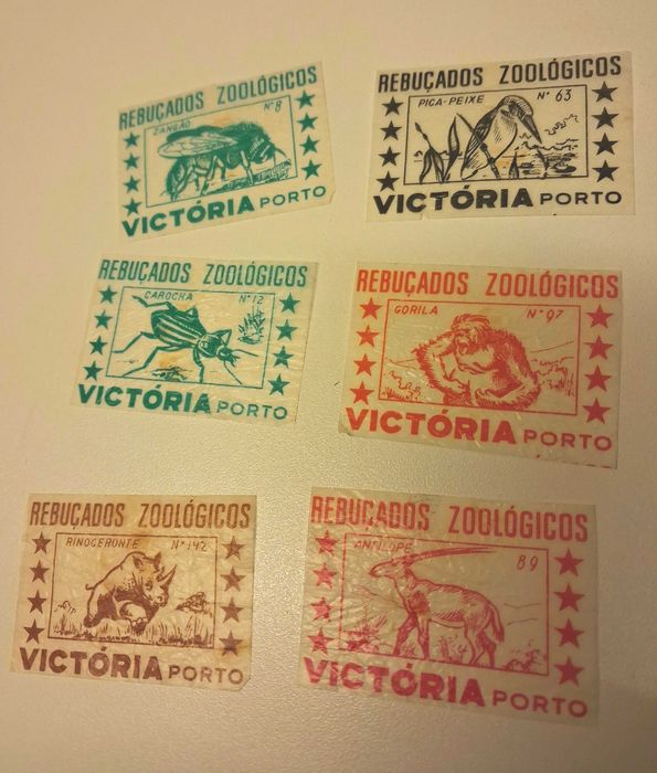 Cromos Zoológicos Vitória avulso