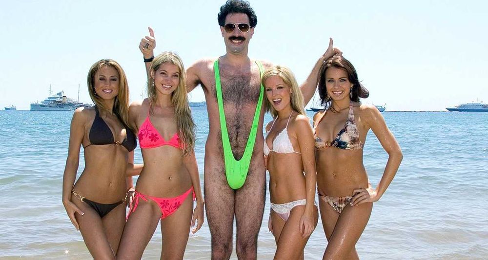 BORAT (Sacha Cohen/Pamela Anderson) + de 30 minutos de Cenas Cortadas
