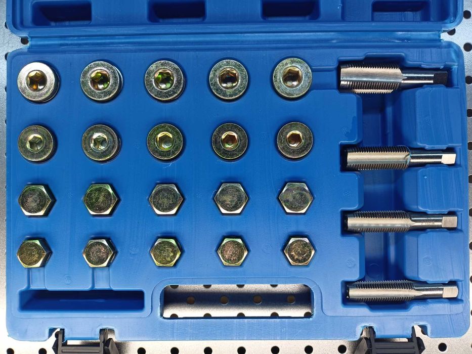 Zestaw do naprawy gwintów korków miski olejowej 64-el. Silver S10495