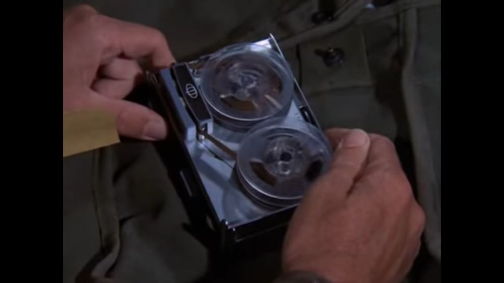 Gravador de MINI Bobines visto em missão impossivel