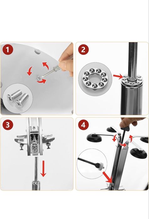 Dispensador de Bebidas Giratório – 4 Garrafas