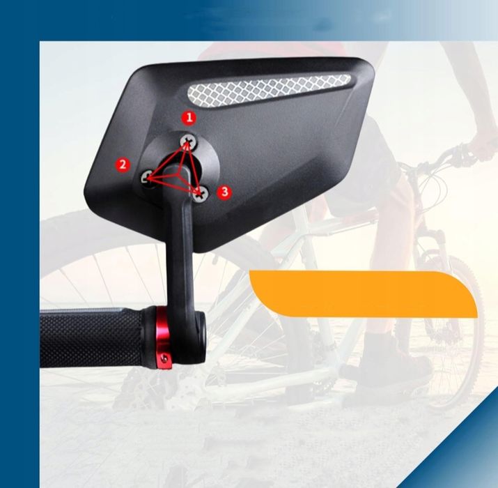 Rowerowe Lusterko lewe Uniwersalne 360°