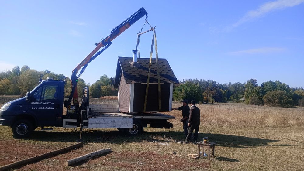 Виробництво. Дерев'яні каркасні бані, саун під ключ.