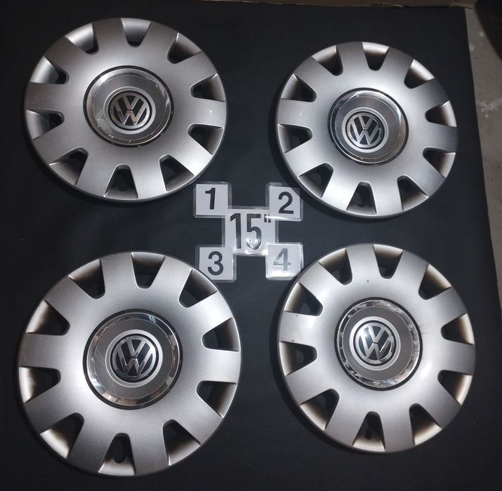 Kołpaki VW 15 cali ORYGINALNE